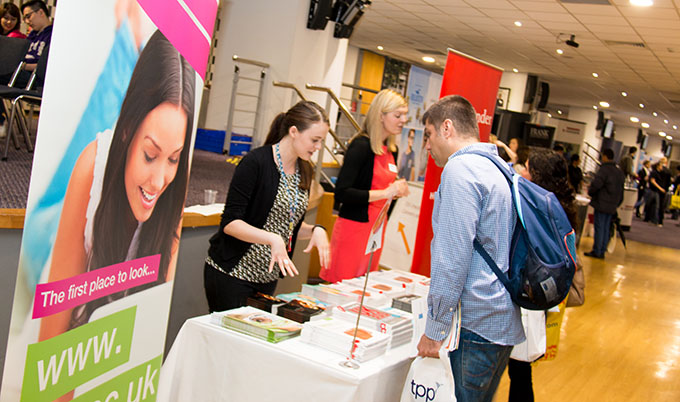 The University Careers Service hold a variety of recruitment fairs throughout the academic year.
