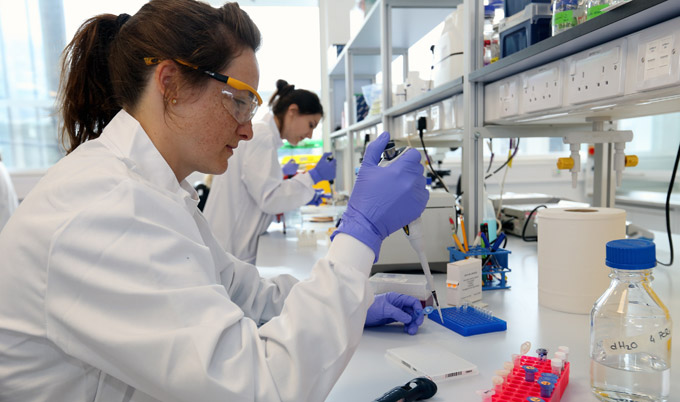 Researcher at the Wolfson Childhood Cancer Research Centre