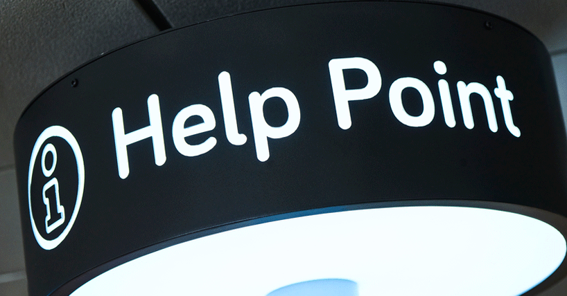 help point sign