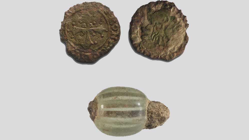 A selection of archaeological finds.