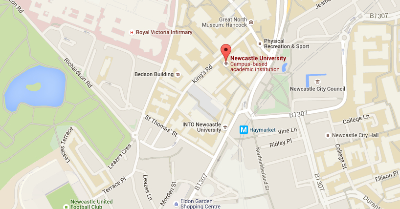 Google map of the University campus