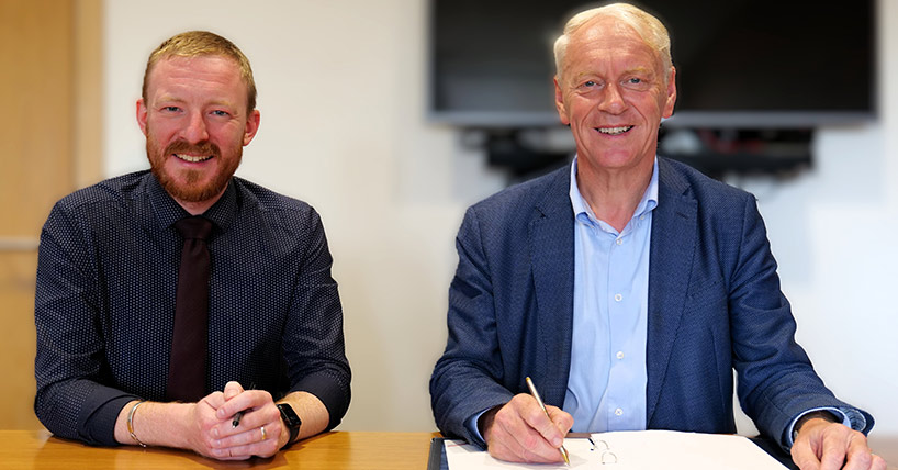 Professor Chris Day and Cllr Colin Ferguson