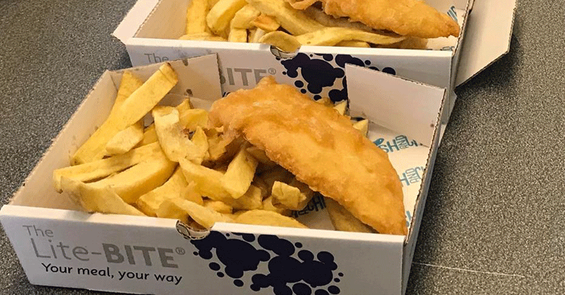 Tackling the obesity crisis by shrinking fish and chips image