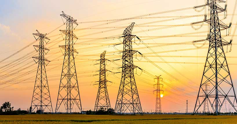 high-voltage power lines at sunset,high voltage electric transmission tower high-voltage power lines at sunset,high voltage electric transmission tower
