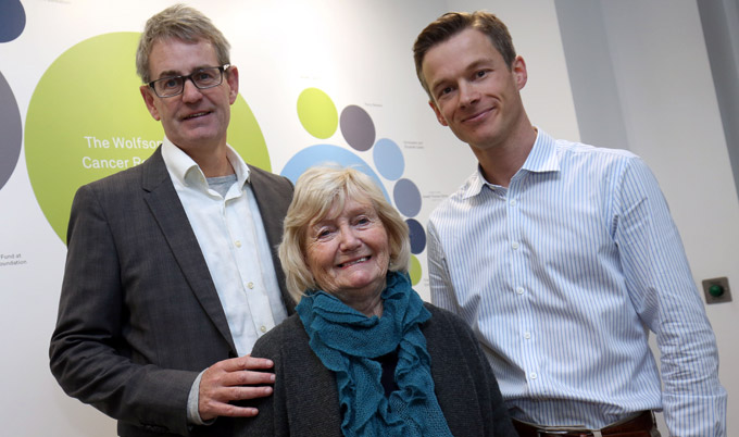 Mark Robson, Lady Elsie and Dr Simon Bomken