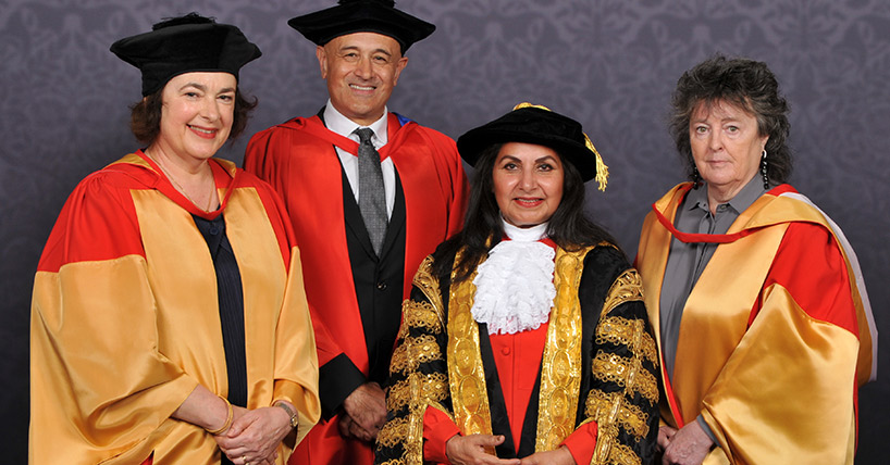University Chancellor inaugurated and leading figures honoured image