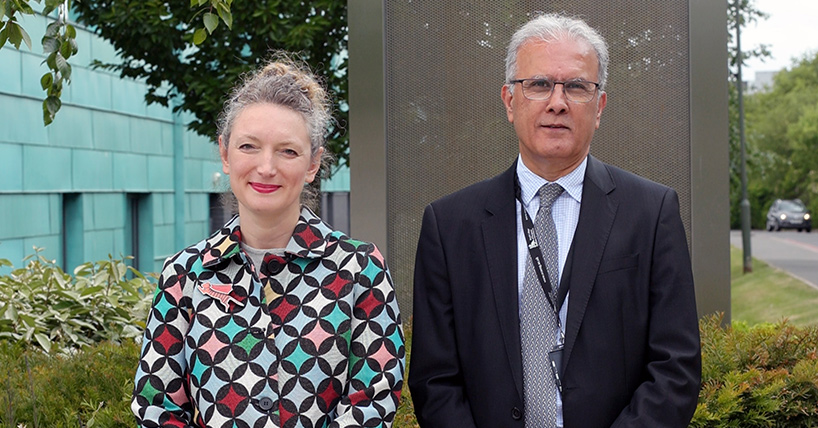 Professor Abigail Durrant and Professor Naeem Soomro