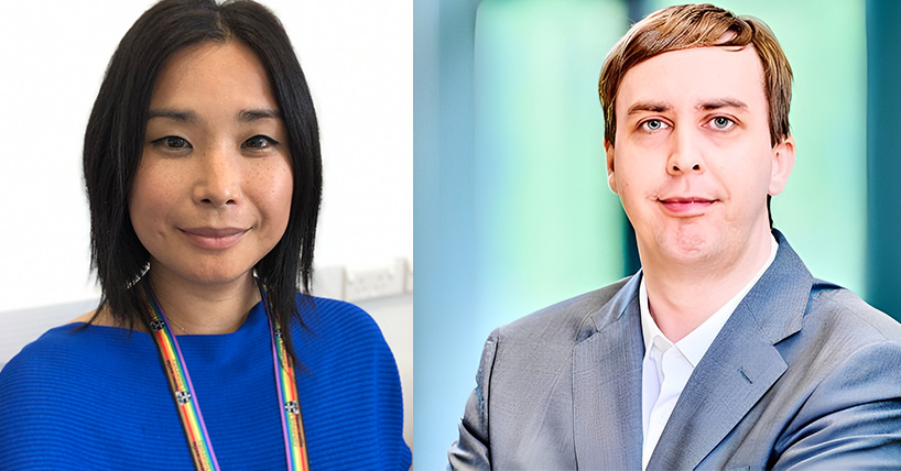 Professor Akane Kawamura, who is originally from Japan and lives in Newcastle, has been named winner of the Royal Society of Chemistry’s Jeremy Knowles Award.
Dr James Dawson, who is from Newcastle, has been named winner of the Royal Society of Chemistry’s Harrison-Meldola Memorial Prize.