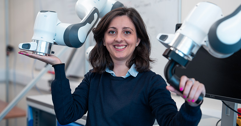 Dr Alessia Noccaro has been awarded a postdoctoral research fellowship to explore if it’s possible for the human brain to learn how to skilfully move an extra robotic arm together with its own.