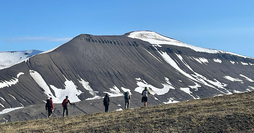 A group of undergraduate Geography students evaluate the spatial and temporal changes of the Longyear catchment and its wider region.