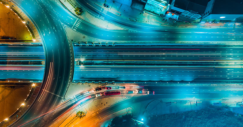 traffic on a motorway