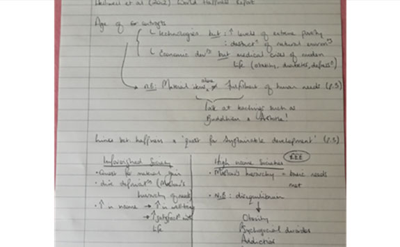 Strategies for Note Taking in English Class