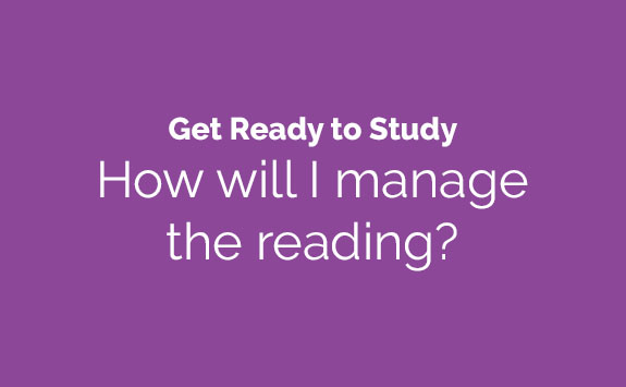 How will I manage the reading?