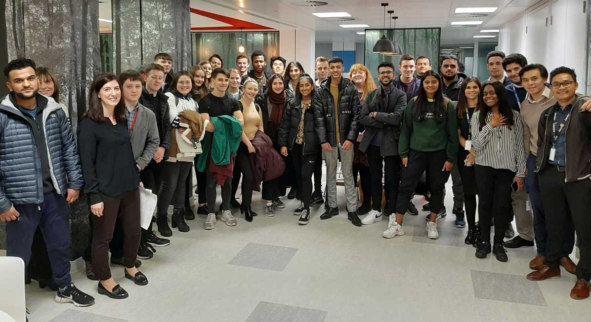 Attendees for the Career Insights programme.
