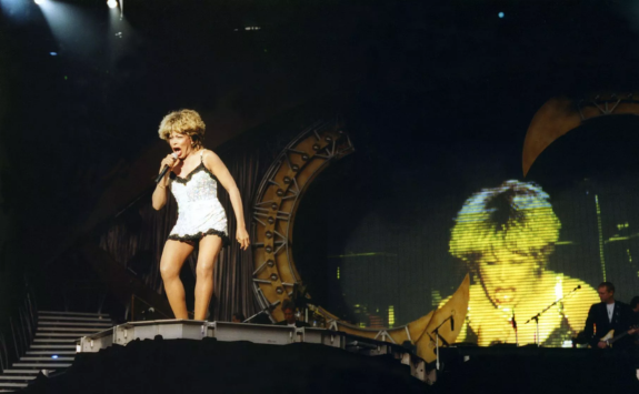Tina Turner at Gateshead Stadium (Image credit: Mirrorpix)