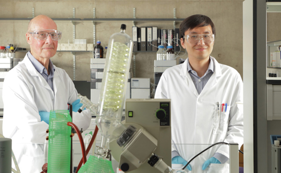 BiBerChem team inside of the laboratory