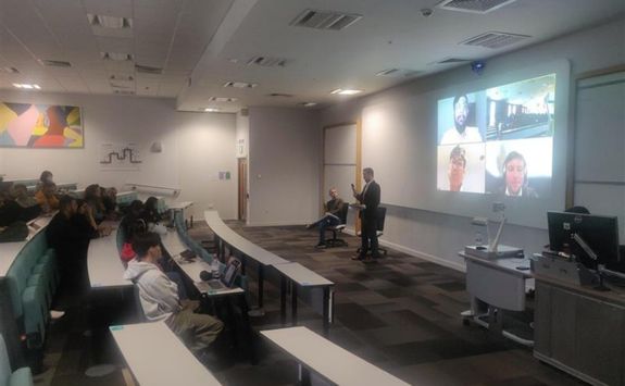 Induction panel session with postgraduate student audience