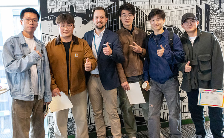 Group photo of winning team 2 from IBM competition June 2025