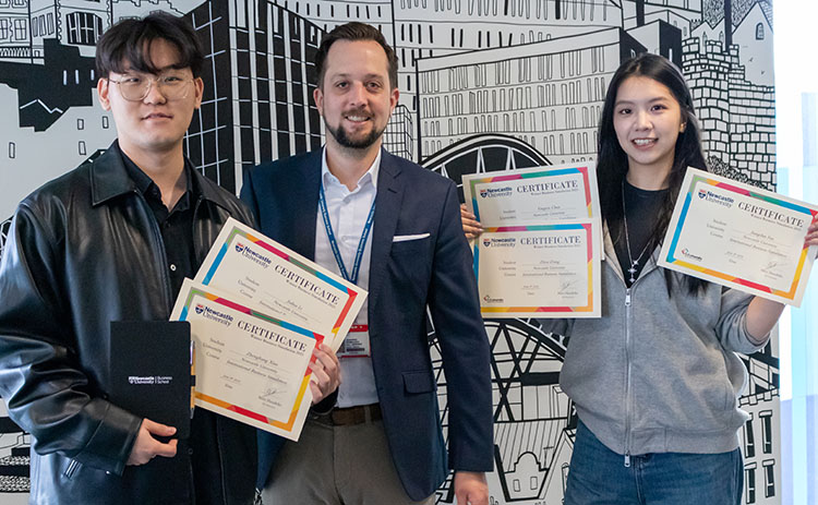 Group photo of winning team 3 from IBM competition June 2025