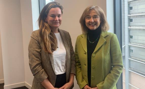 Jo Clark and Rebecca Casey, Joint Directors of Student Recruitment at Newcastle University Business School