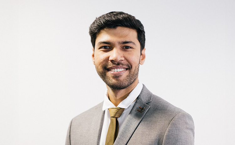 Headshot of MBA student Syed Mohammed Irfan Rafiq