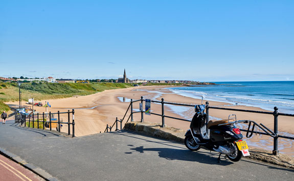 Tynemouth in the sunshine. 