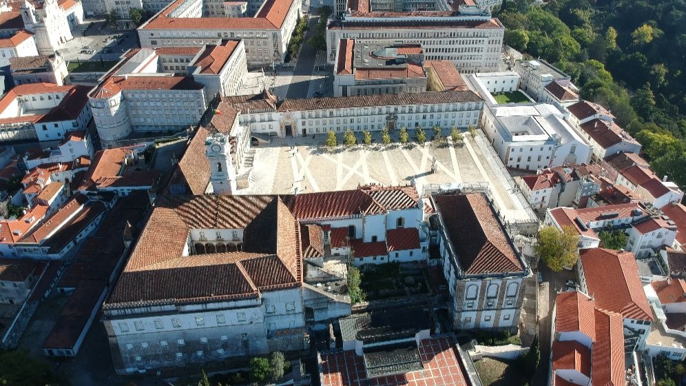 University of Coimbra aerial view