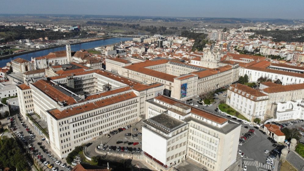 University of Coimbra aerial view