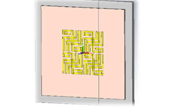 Structural health monitoring - meta-surface RFID sensor design