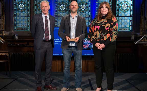 Dr Rob Mackay Chris Day and Helen Challis