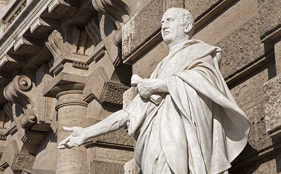 Cicero statue