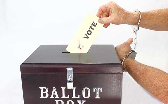 We look at whether prisoners should be allowed to vote.