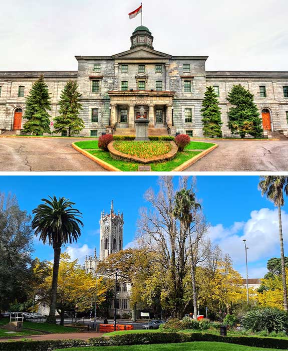 McGill University and the University of Auckland.