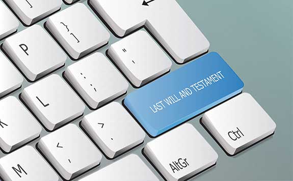 Representation of online will.