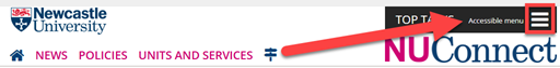 Image of the Accessible Menu Icon