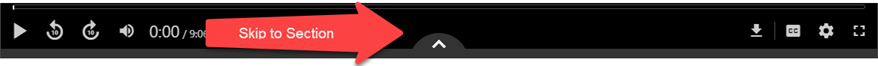 Image with arrow to table of contents link for the video