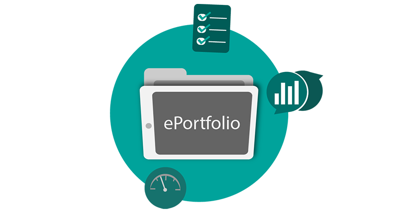 illustration of a ePortfolio