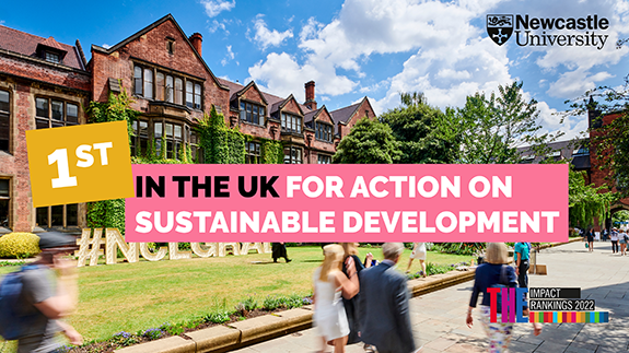 1st in the UK for action on sustainable development.