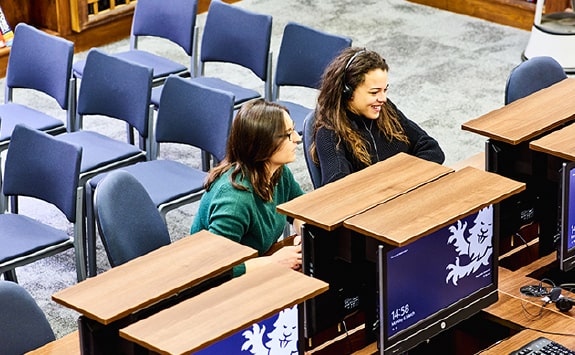 Students at desk