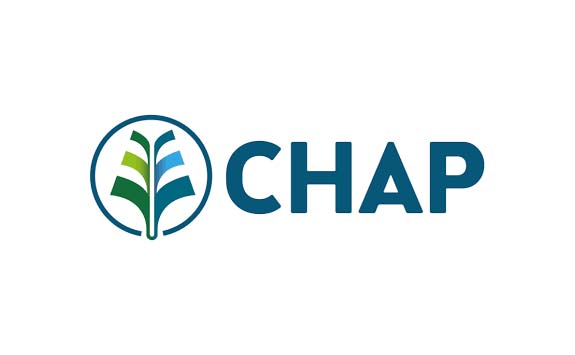 Logo for the Centre for Crop Health and Protection (CHAP). 