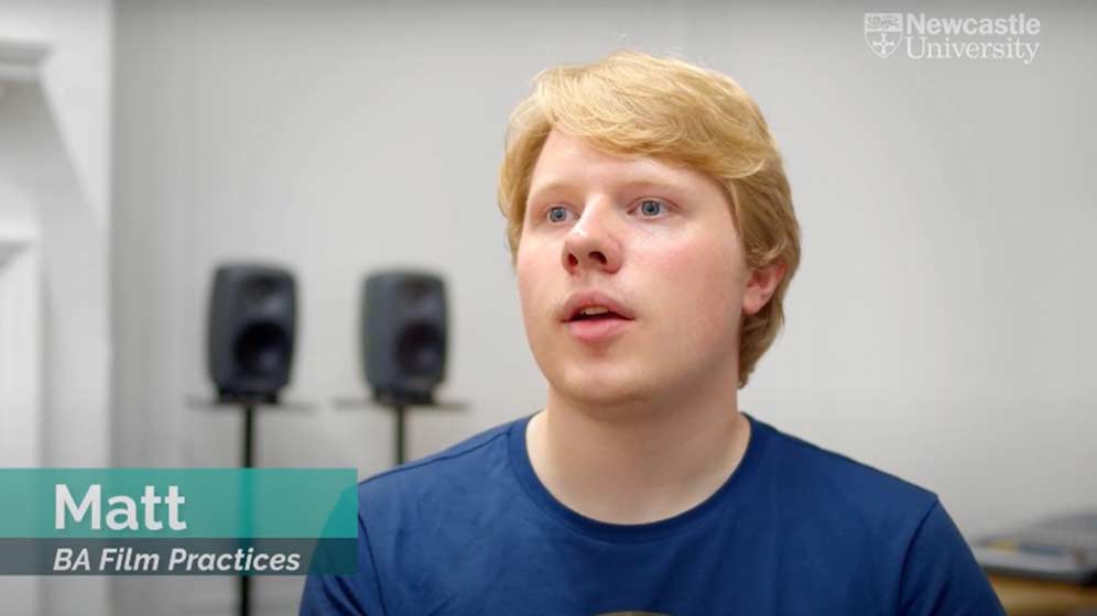 Film student explains why he chose his degree