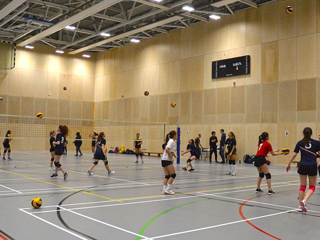 The new Cochrane Park sports hall