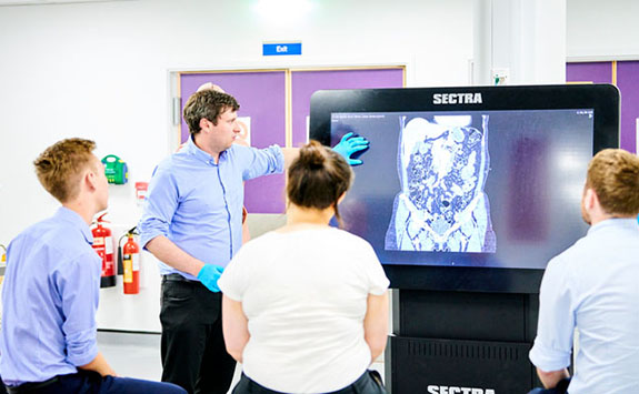 Students engaging during an academic lecture