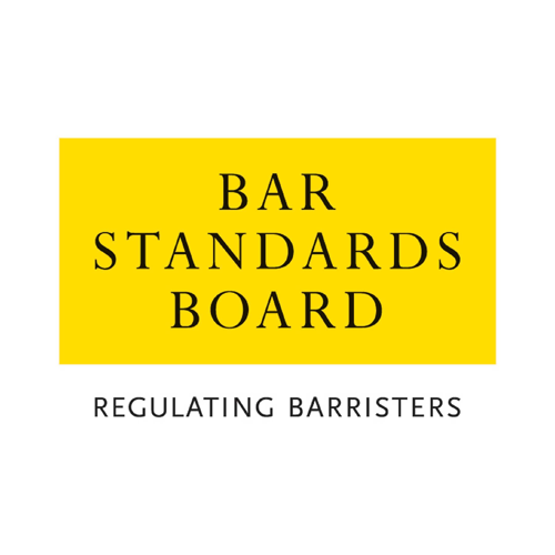 Logo for the Bar Standards Board. 