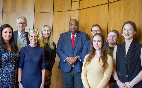 H.E Chad Blackman, Ambassador of Barbados in Geneva, at Newcastle University