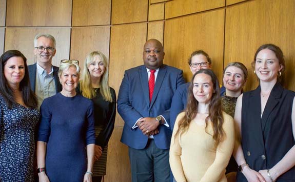 H.E Chad Blackman, Ambassador of Barbados in Geneva, at Newcastle University